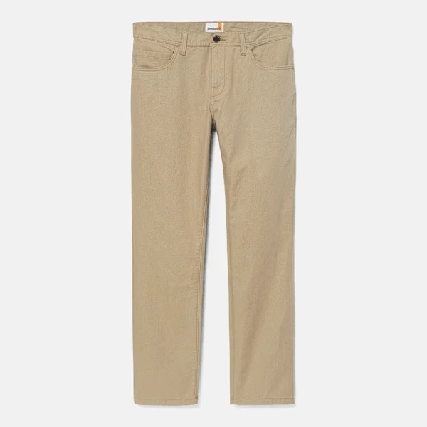 Littleton canvas broek met 5 zakken voor heren Littleton canvas broek met 5 zakken voor heren