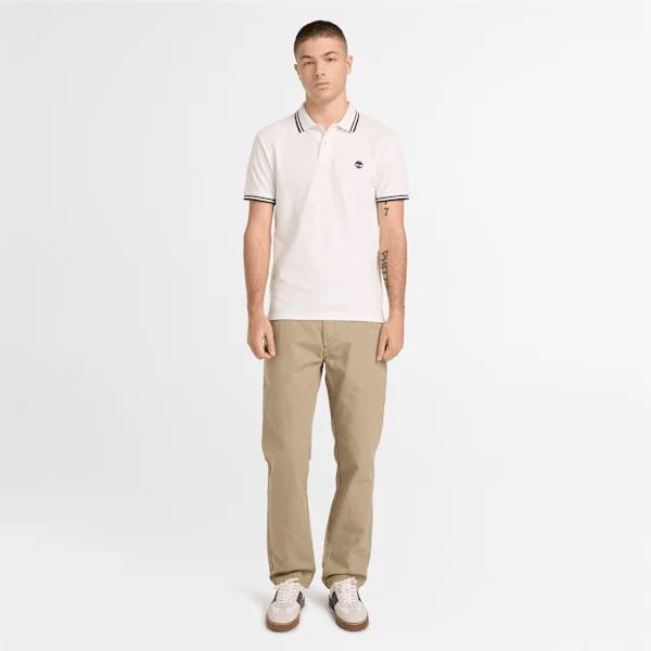 Littleton canvas broek met 5 zakken voor heren Littleton canvas broek met 5 zakken voor heren