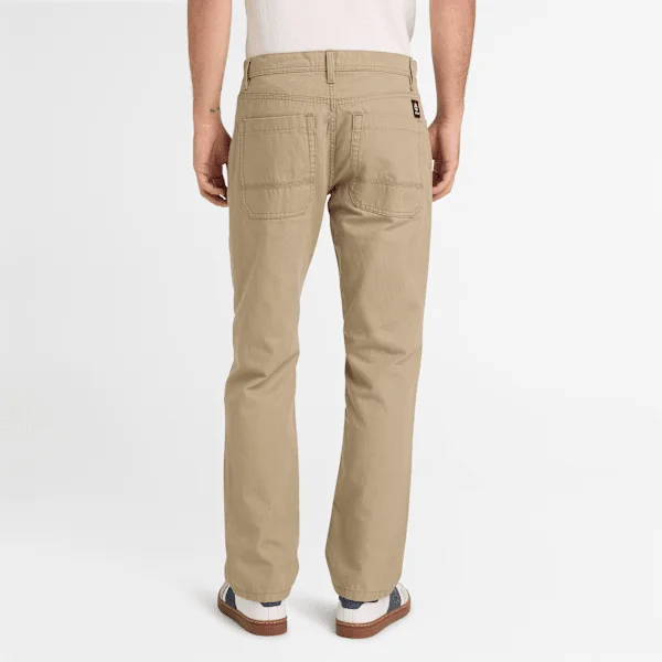 Littleton canvas broek met 5 zakken voor heren Littleton canvas broek met 5 zakken voor heren