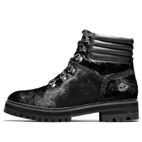 London Square Mid Hiker “Zwart Schapenvacht”