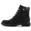 Lucia Way 6-Inch Boot “Zwart nubuck”