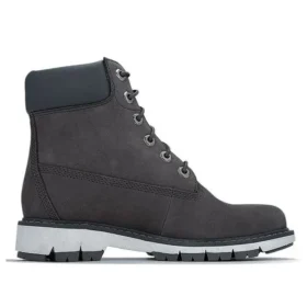 Lucia Way 6-Inch Waterproof Laarzen “Medium Grey Nubuck”