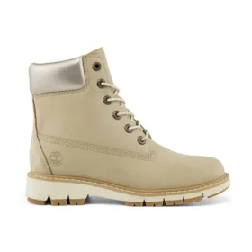 Lucia Wy 6-Inch Waterdichte Laarzen “Beige Dragonfly”