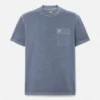 Merrymack River T-shirt met borstzak voor heren, in de massa geverfd Merrymack River T-shirt met borstzak voor heren, in de massa geverfd