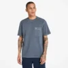 Merrymack River T-shirt met borstzak voor heren, in de massa geverfd Merrymack River T-shirt met borstzak voor heren, in de massa geverfd