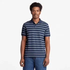 Millers River gestreept Poloshirt met korte mouwen voor heren