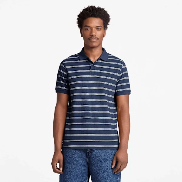 Millers River gestreept Poloshirt met korte mouwen voor heren Millers River gestreept Poloshirt met korte mouwen voor heren