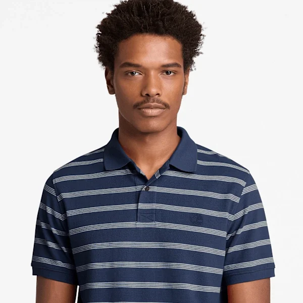 Millers River gestreept Poloshirt met korte mouwen voor heren Millers River gestreept Poloshirt met korte mouwen voor heren
