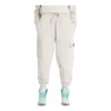 Mixed Media Garment Dye Joggingbroeken “Wit”