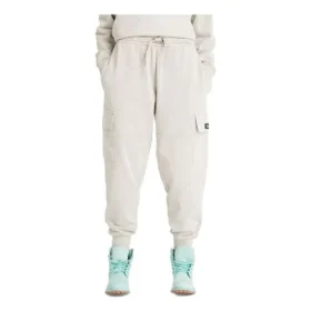 Mixed Media Garment Dye Joggingbroeken “Wit”