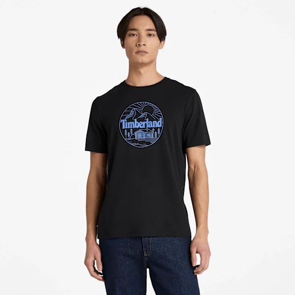 Mountain Graphic T-shirt met korte mouwen voor heren Mountain Graphic T-shirt met korte mouwen voor heren