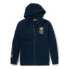 Nature Needs Heroes jas met doorlopende rits “Navy”