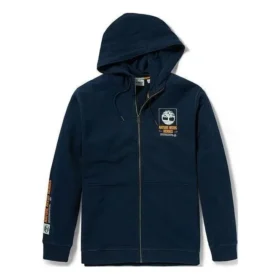 Nature Needs Heroes jas met doorlopende rits “Navy”