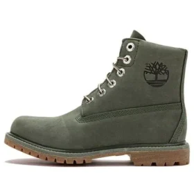 Nellie 6-Inch Waterdichte Laarzen “Donkergroen nubuck”