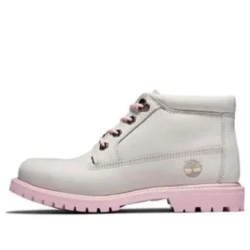 Nellie Chukka Double waterdichte dameslaarzen “White Pink”