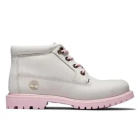 Nellie Chukka Double waterdichte dameslaarzen “White Pink”