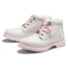 Nellie Chukka Double waterdichte dameslaarzen “White Pink”