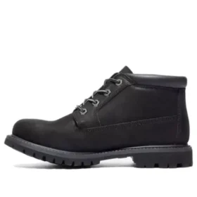 Nellie waterdichte chukka-laars “Zwart nubuck”