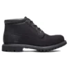 Nellie waterdichte chukka-laars “Zwart nubuck”