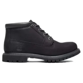Nellie waterdichte chukka-laars “Zwart nubuck”
