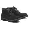 Nellie waterdichte chukka-laars “Zwart nubuck”