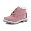 Nellie waterdichte chukka-laarzen met brede pasvorm “Pink Nubuck”