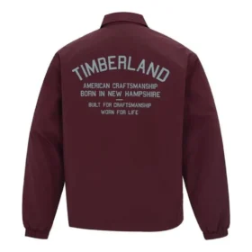 Overhemd met letterprint “Burgundy”