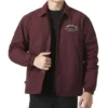 Overhemd met letterprint “Burgundy”