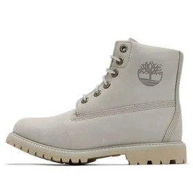 Paninara kraagloze 15 cm waterdichte 6-Inch Boot “Light Grey Nubuck”