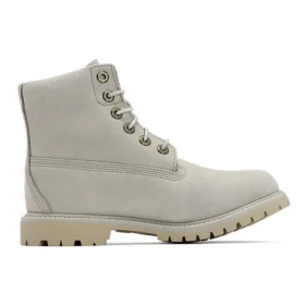 Paninara kraagloze 15 cm waterdichte 6-Inch Boot “Light Grey Nubuck”
