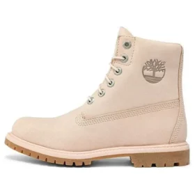 Paninara kraagloze 6-Inch Boot waterdichte laarzen “Lichtroze nubuck”