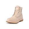 Paninara kraagloze 6-Inch Boot waterdichte laarzen “Lichtroze nubuck”