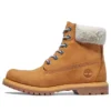 Premium 15 cm waterdichte Laars “Tarwe Nubuck en Blauw”