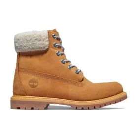 Premium 15 cm waterdichte Laars “Tarwe Nubuck en Blauw”