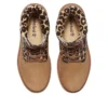Premium 6-Inch Boot “Beige nubuck met luipaardprint”