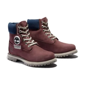 Premium 6-Inch Waterproof Boot “Burgundy Nubuck”