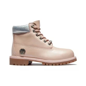 Premium 6-Inch Waterproof Boot “Pink Full Grain”