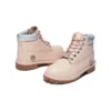 Premium 6-Inch Waterproof Boot “Pink Full Grain”