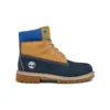 Premium 6-Inch Waterproof Boot “Wheat Blue Navy”