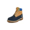 Premium 6-Inch Waterproof Boot “Wheat Blue Navy”