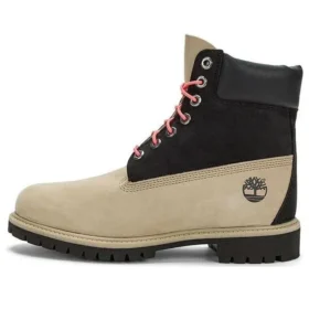 Premium 6-Inch Waterproof Boot “Zwart regeneratief leer bruin”