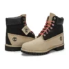 Premium 6-Inch Waterproof Boot “Zwart regeneratief leer bruin”