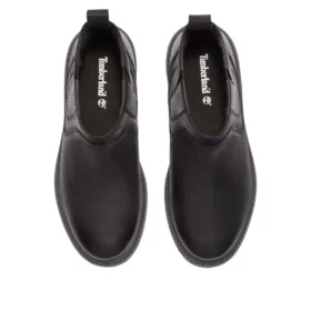 Premium Chelsea-laars “Zwart Full-Grain”
