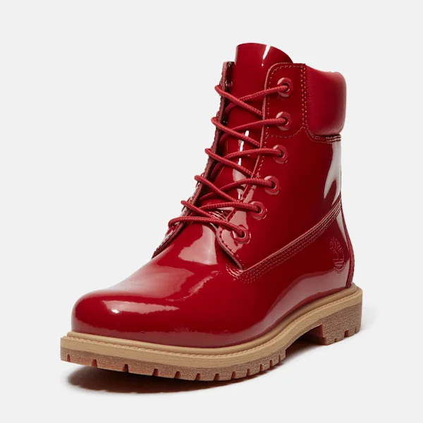 Premium waterdichte 6-Inch Boot van lakleer voor dames Premium waterdichte 6-Inch Boot van lakleer voor dames