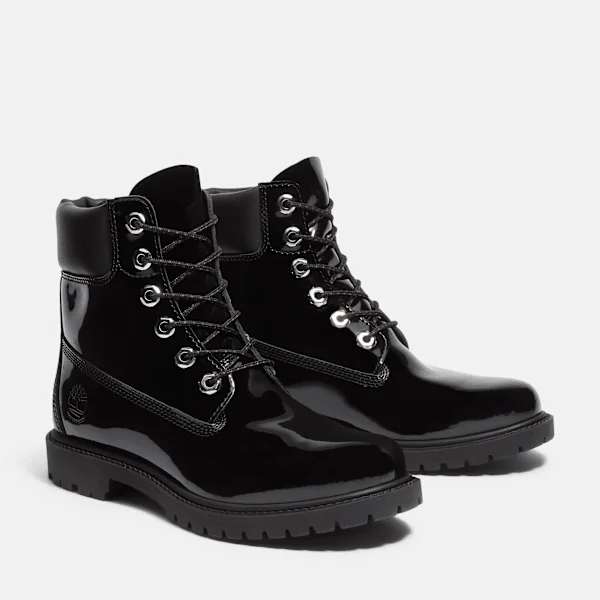 Premium waterdichte 6-Inch Boot van lakleer voor dames Premium waterdichte 6-Inch Boot van lakleer voor dames