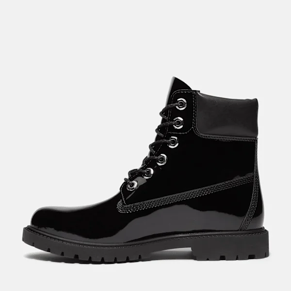 Premium waterdichte 6-Inch Boot van lakleer voor dames Premium waterdichte 6-Inch Boot van lakleer voor dames