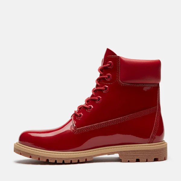 Premium waterdichte 6-Inch Boot van lakleer voor dames Premium waterdichte 6-Inch Boot van lakleer voor dames