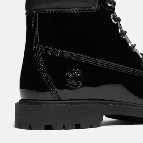 Premium waterdichte 6-Inch Boot van lakleer voor dames Premium waterdichte 6-Inch Boot van lakleer voor dames