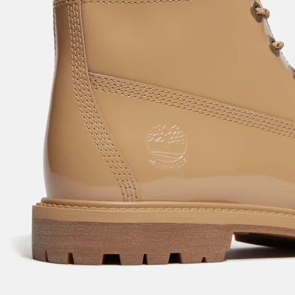 Premium waterdichte 6-Inch Boot van lakleer voor dames Premium waterdichte 6-Inch Boot van lakleer voor dames