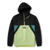 Pullover windjas “Zwart Groen”